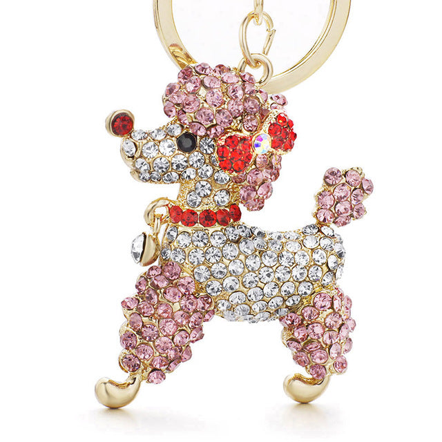 Poodle Keychain