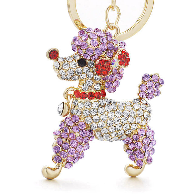 Poodle Keychain
