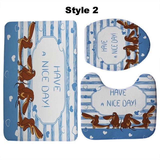 Dachshund Bathroom Set