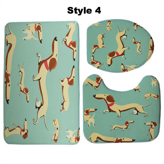 Dachshund Bathroom Set