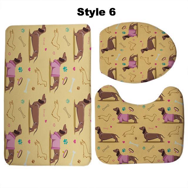 Dachshund Bathroom Set