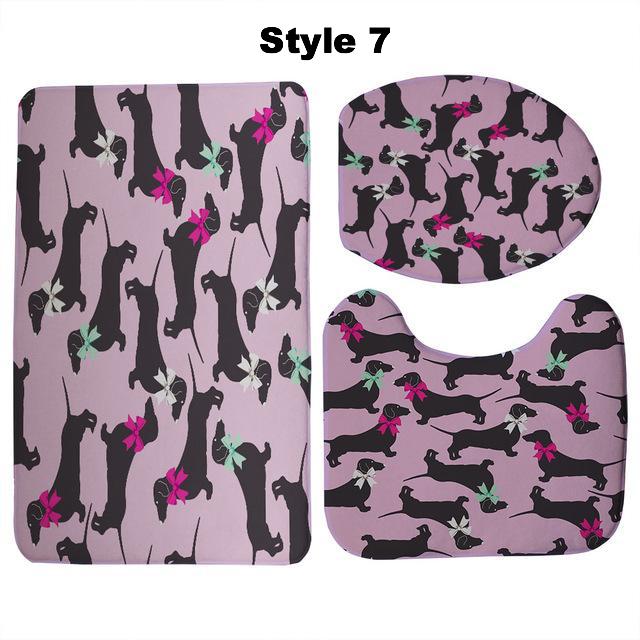 Dachshund Bathroom Set