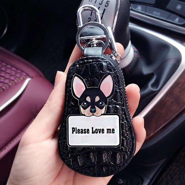 Chihuahua Car Key Holder and Key Chain