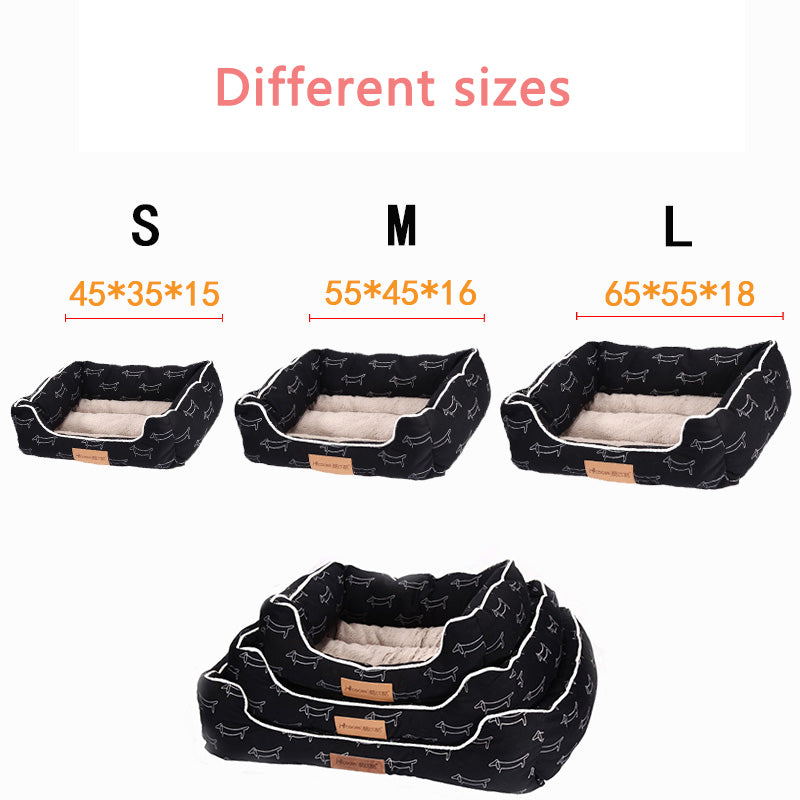 Dachshund Large Dog Bed