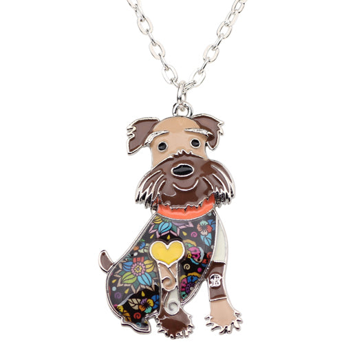 Schnauzer Pedant Necklace
