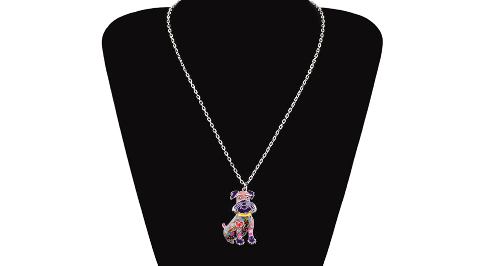 Schnauzer Pedant Necklace