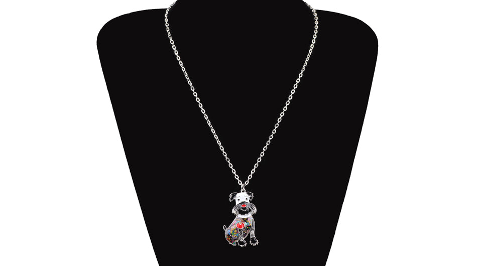 Schnauzer Pedant Necklace