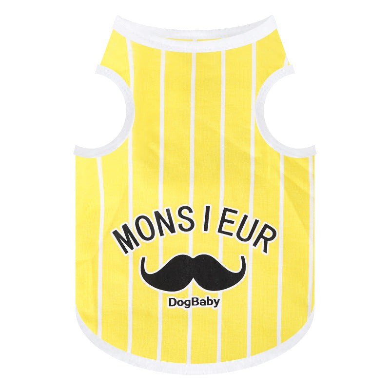 Dog Baby Striped Vest