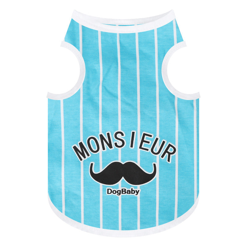 Dog Baby Striped Vest