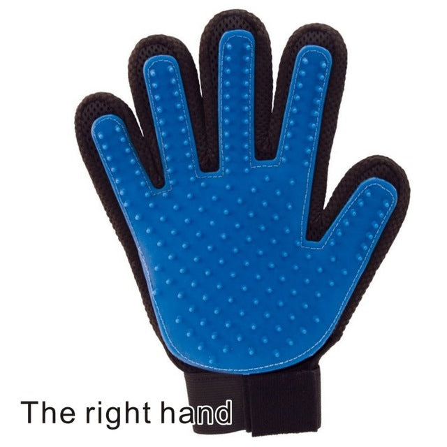 Pet Five Finger Grooming Glove - Left or Right
