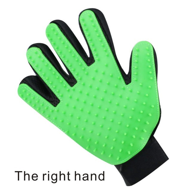 Pet Five Finger Grooming Glove - Left or Right