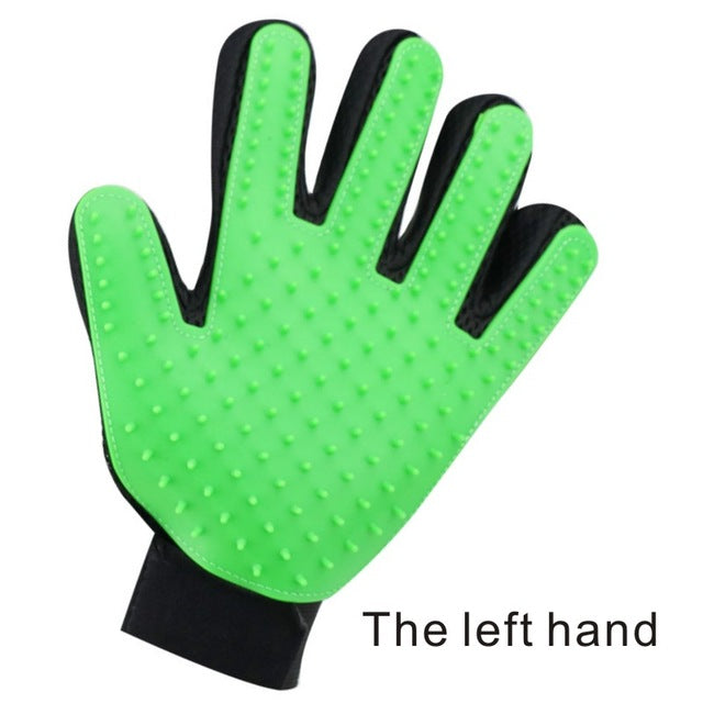 Pet Five Finger Grooming Glove - Left or Right