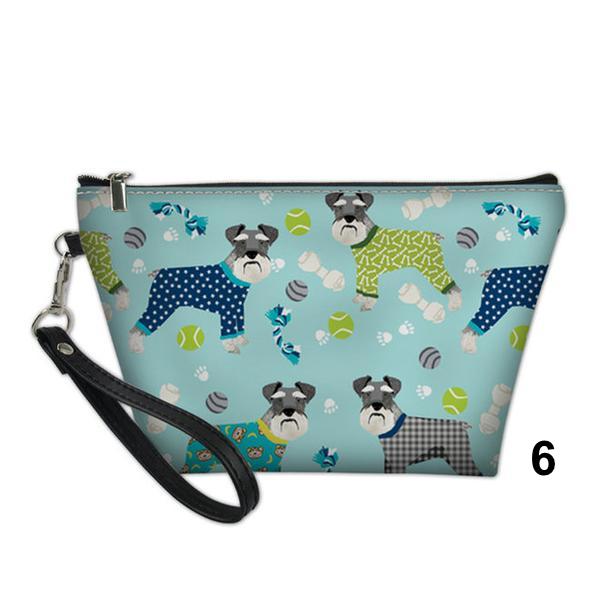 Schnauzer Cosmetic & Makeup Bag