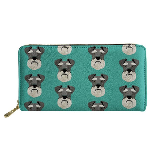 Schnauzer Face Bag & Wallet
