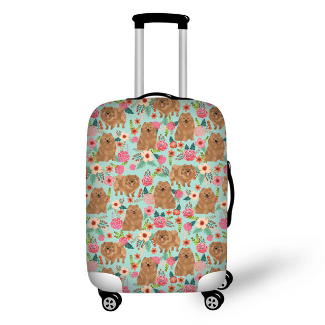 Pomeranian Luggage Cover