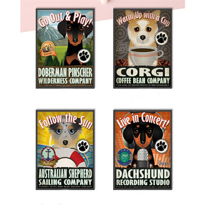 Dog Company Canvas Posters