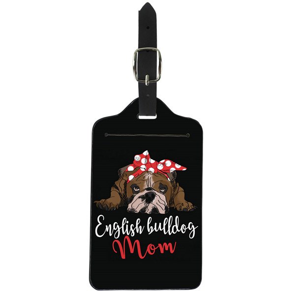 English Bulldog Mom Luggage Cover