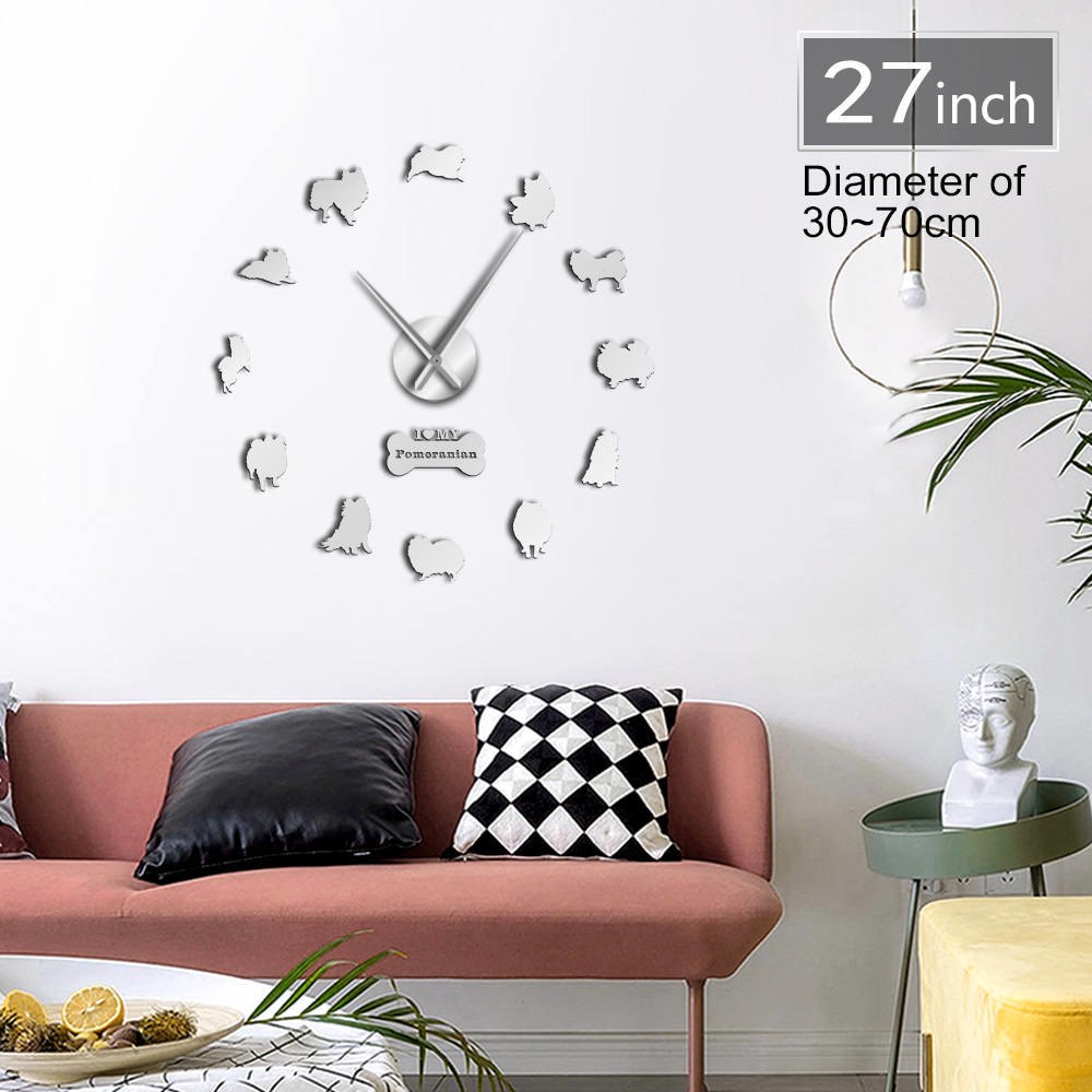 DIY Pomeranian Wall Clock