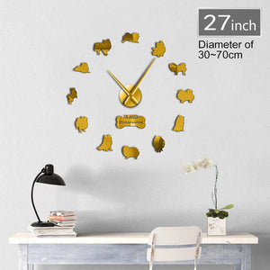 DIY Pomeranian Wall Clock