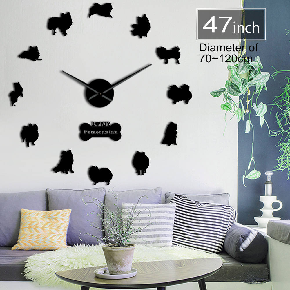 DIY Pomeranian Wall Clock
