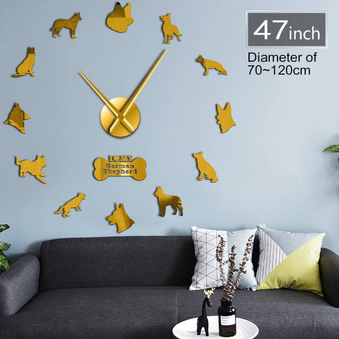 DIY German Shepherd Wall Clock