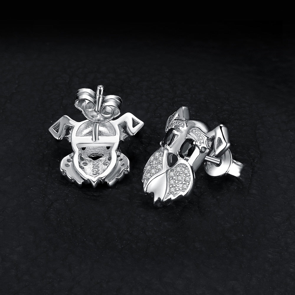 Bonnie Schnauzer Sterling Silver Earrings