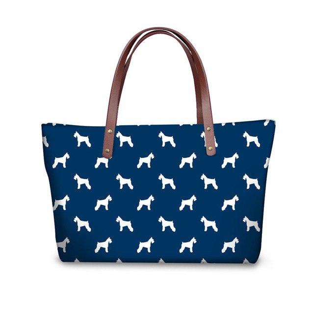 Schnauzer pattern Bag & Wallet