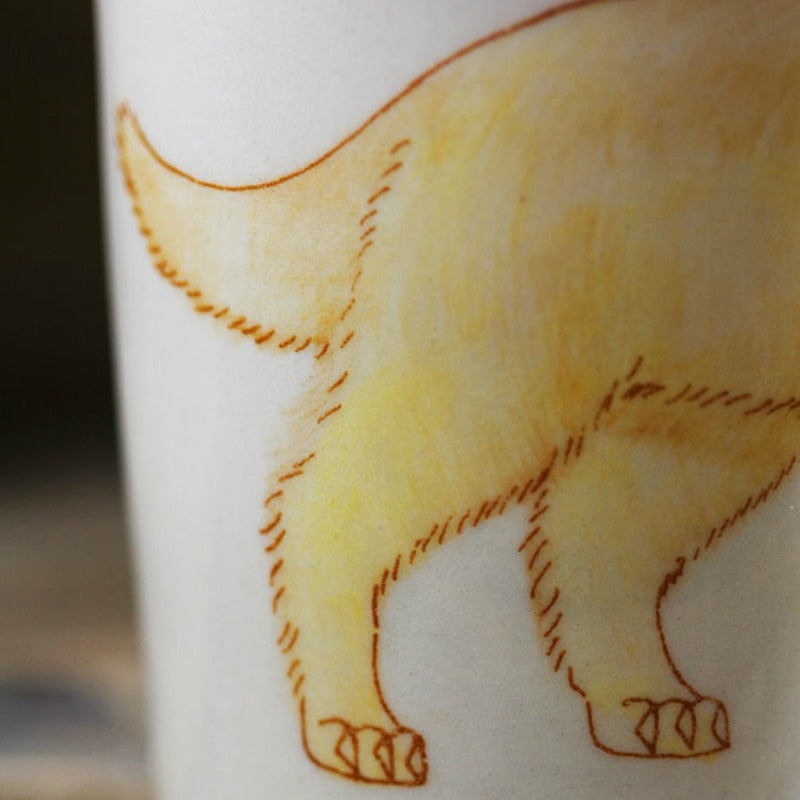 3D Yellow Labrador Mug