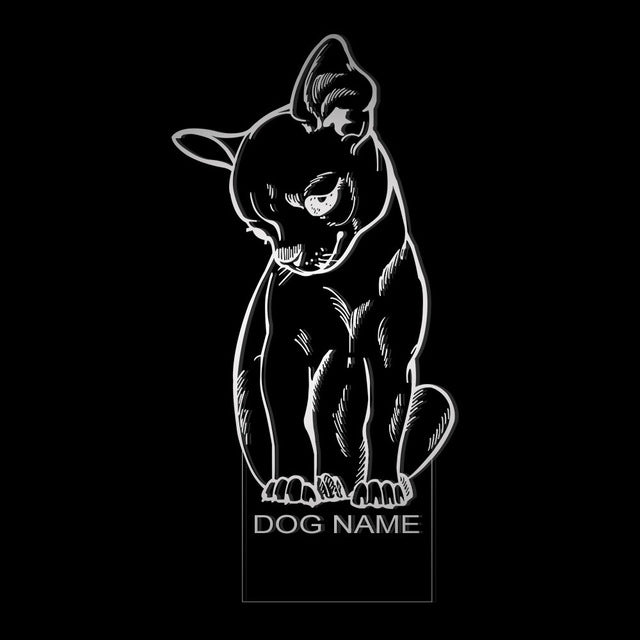 Chihuahua 3D LED Lamp