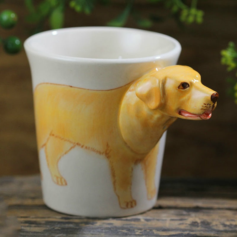 Taza de café personalizada con acento Golden Retriever, taza de té de Taza de café personalizada con acento Golden Retriever, taza de té de