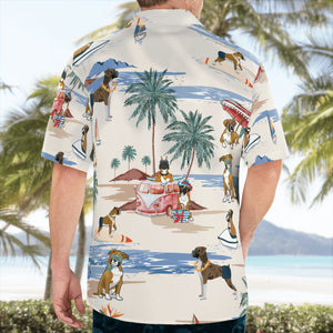 Boxer Dog Hawaiian Shirt