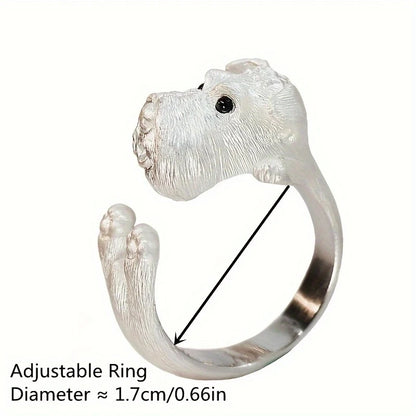 Schnauzer Wrap Ring