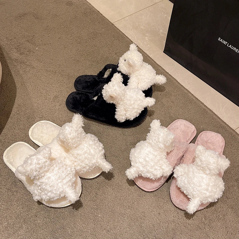 Westie Toy Slippers