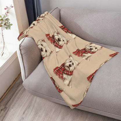 Winter Westie Blanket