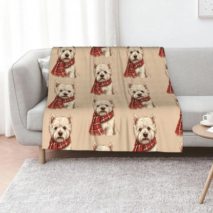 Winter Westie Blanket