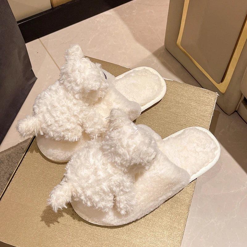Westie Toy Slippers