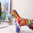 Rainbow Schnauzer Ornament