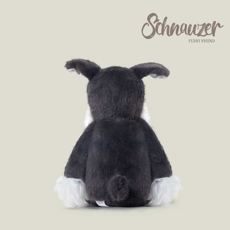 Fluffy Schnauzer Plush Toy
