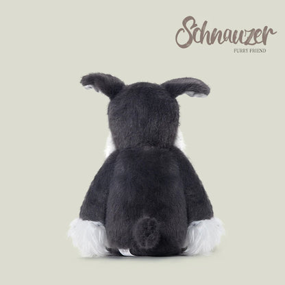 Fluffy Schnauzer Plush Toy