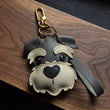 Leather Schnauzer Pendant