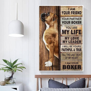 Metal Vintage Boxer Wall Sign