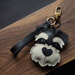 Leather Schnauzer Pendant
