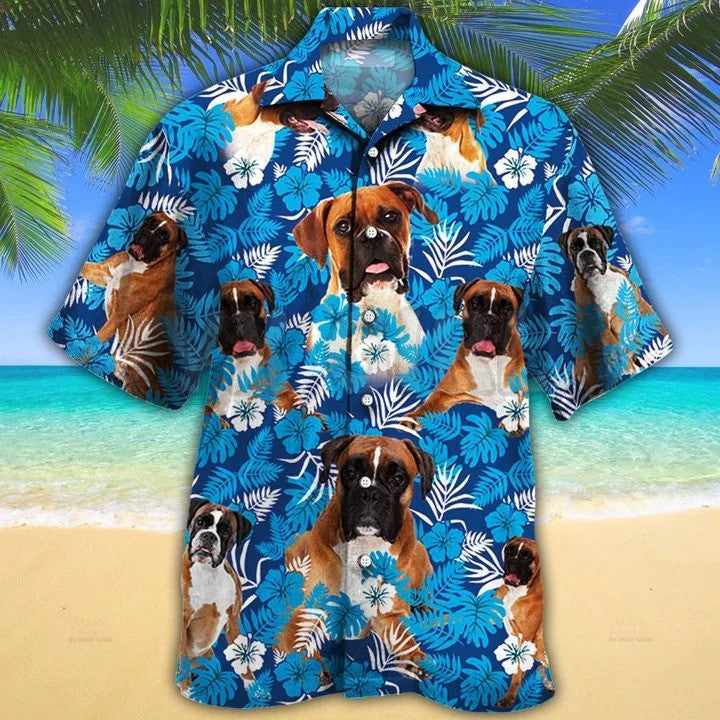 Boxer Dog Summer Shirt