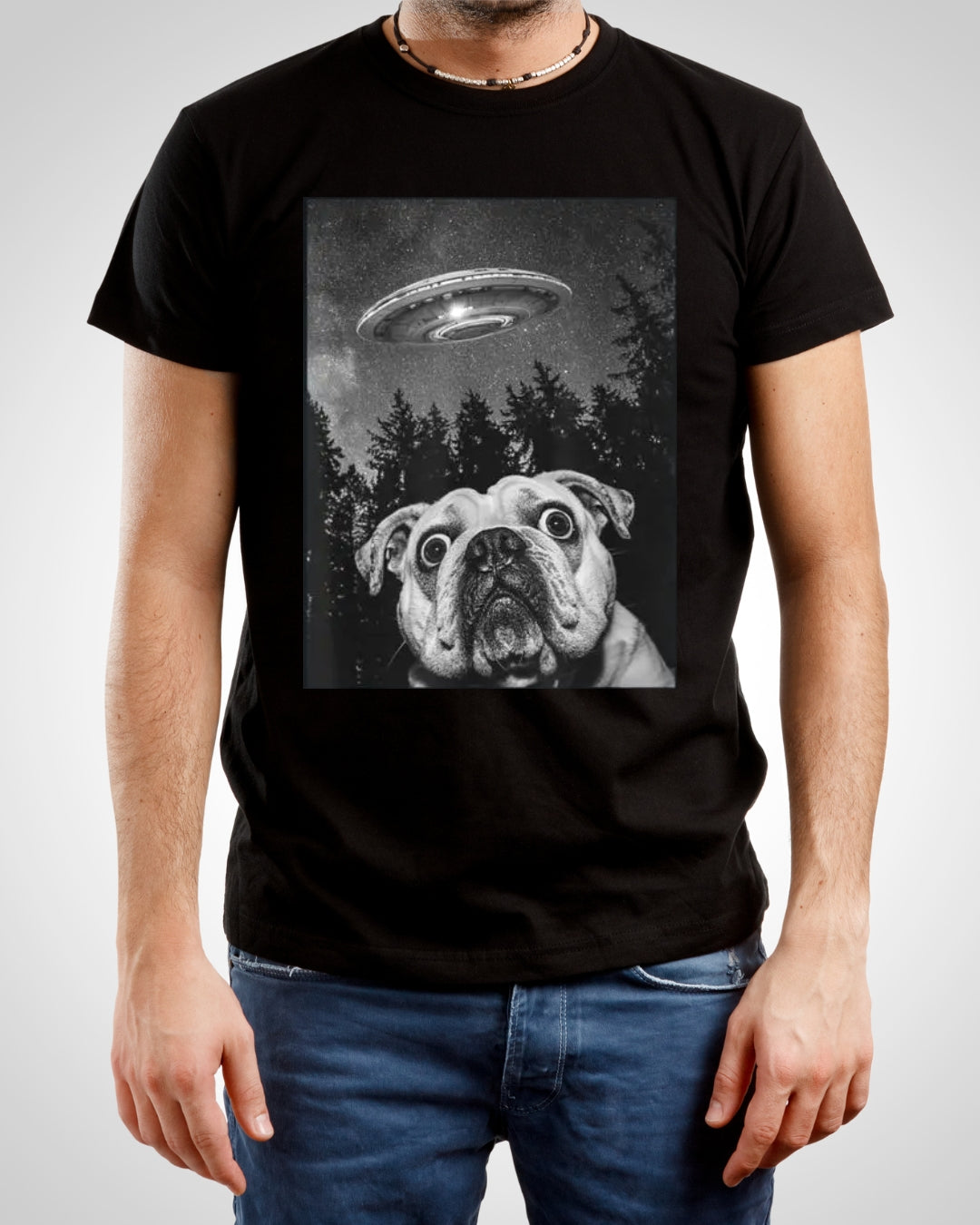 UFO Bulldog T-Shirt