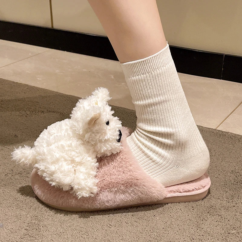 Westie Toy Slippers