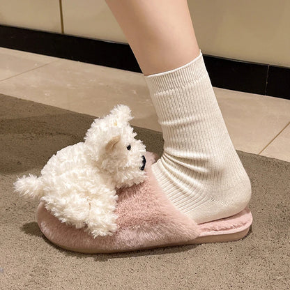 Westie Toy Slippers