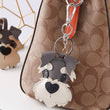 Leather Schnauzer Pendant