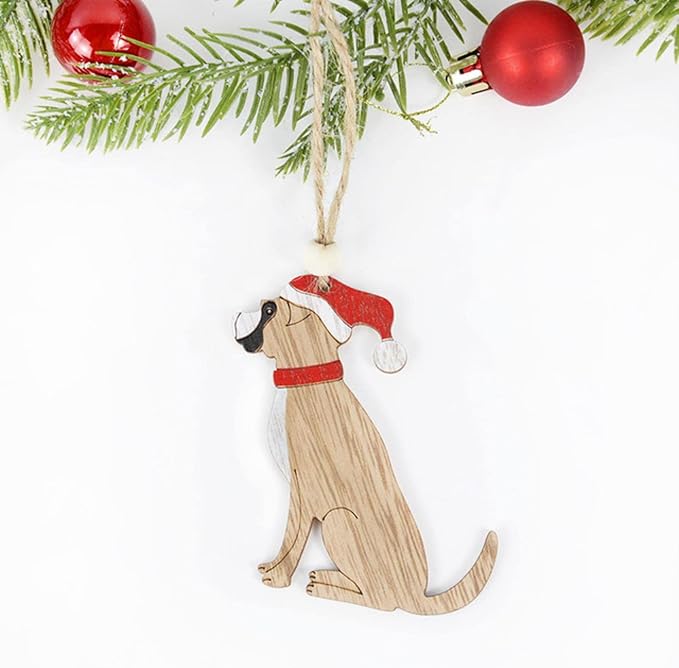 Boxer Dog Christmas Ornaments