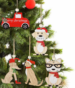 Boxer Dog Christmas Ornaments