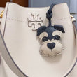 Leather Schnauzer Pendant